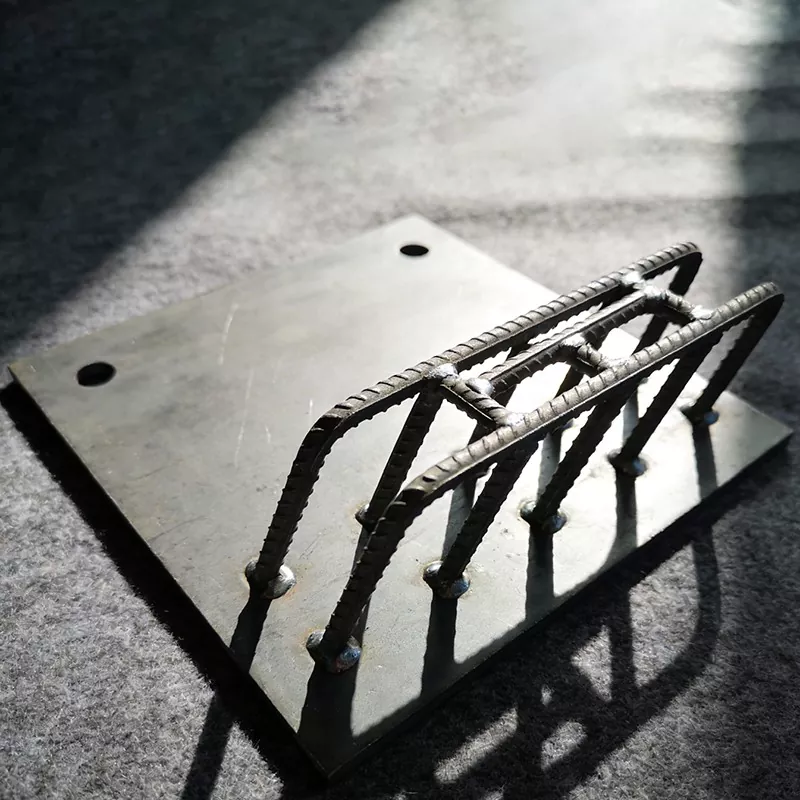 Plaque d'ancrage intégrée