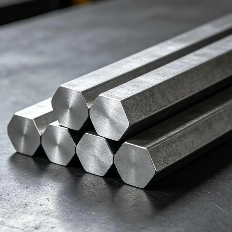 Barre hexagonale en acier laminée à chaud pour l'usinage de pièces